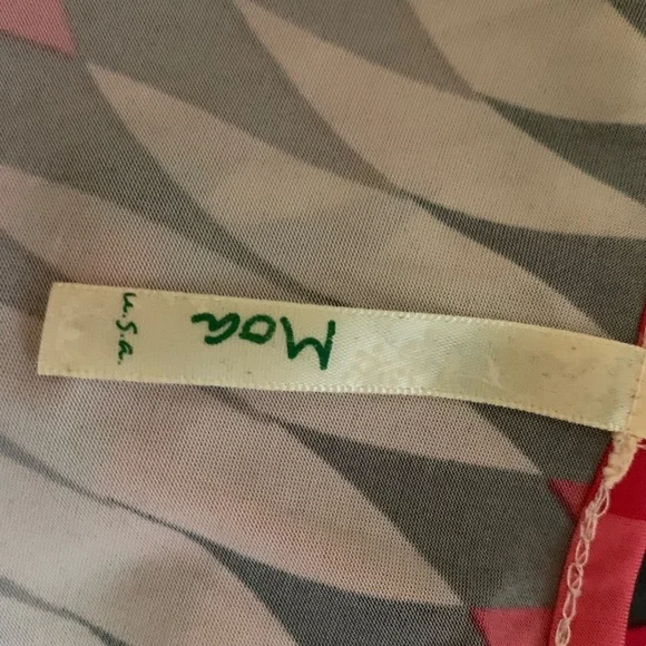 MOA USA women’s plus top geometric retro pattern long tunic - Picture 7 of 8